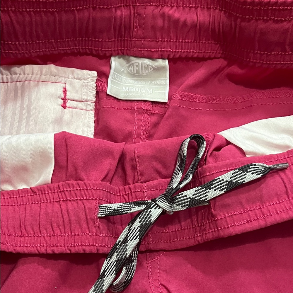 AFTCO Women's Bold Pink Athletic Shorts - Picture 4 of 5